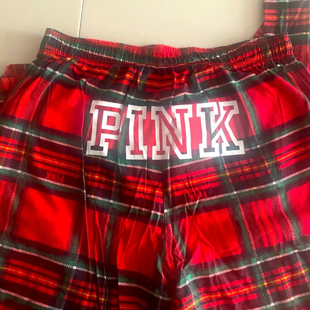 PINK Plaid Lounge Pants